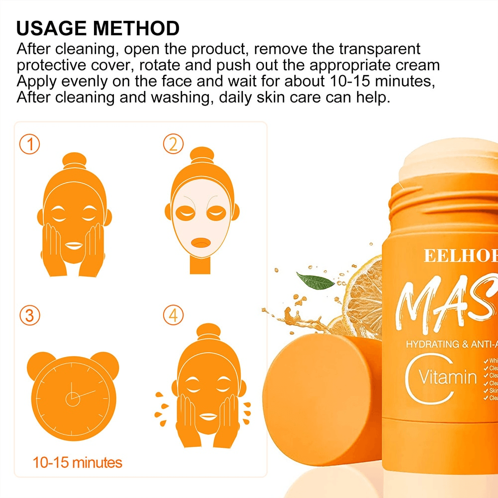 CLEANSING VITAMIN C MASK | PURIFY YOUR SKIN - Glimpse Cosmetics