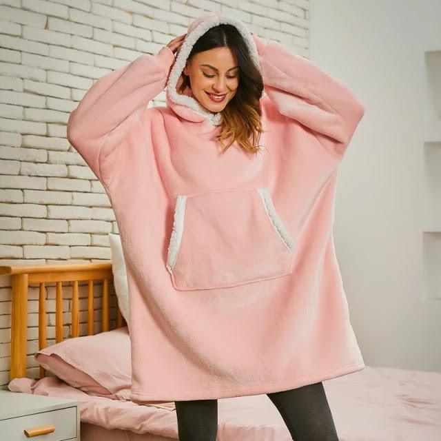 Glimpse Oversized Blanket Hoodie | Warm and Comfy Fleece - Glimpse Cosmetics