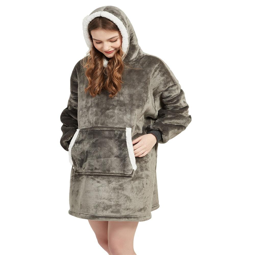 Glimpse Oversized Blanket Hoodie | Warm and Comfy Fleece - Glimpse Cosmetics