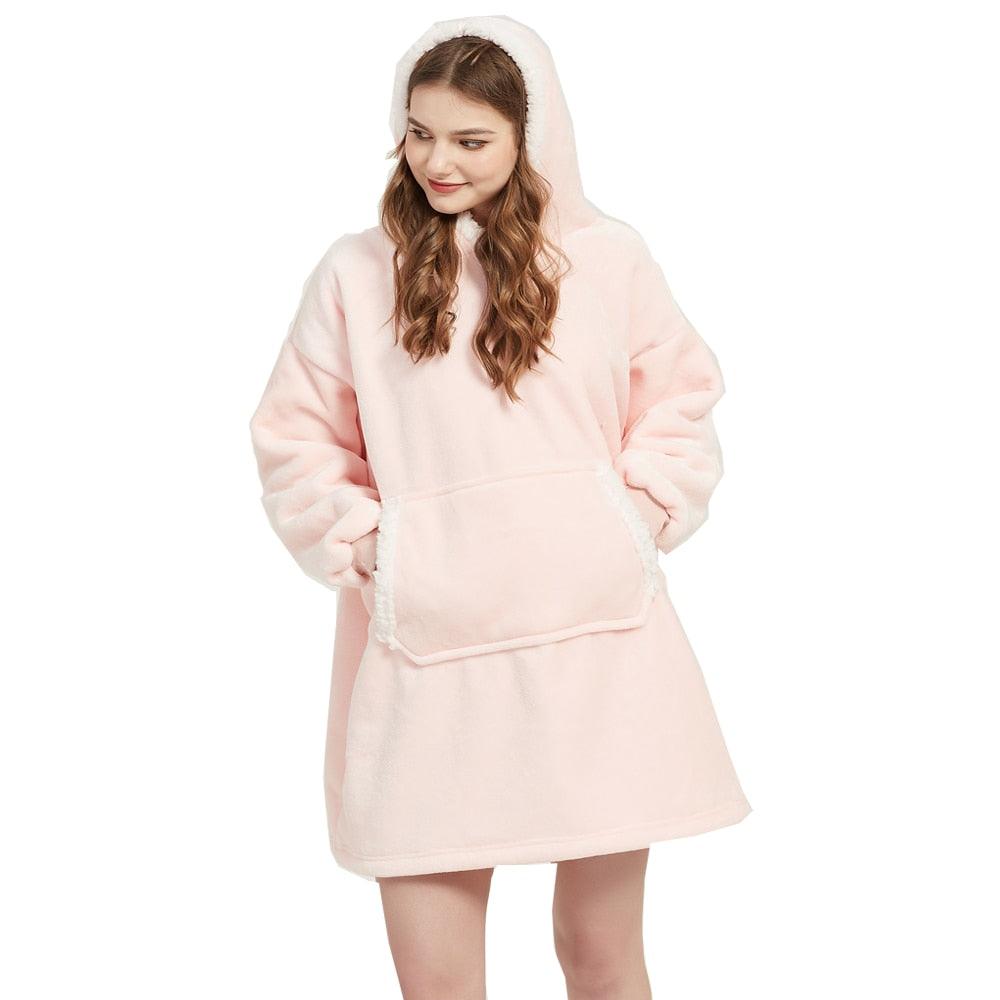 Glimpse Oversized Blanket Hoodie | Warm and Comfy Fleece - Glimpse Cosmetics