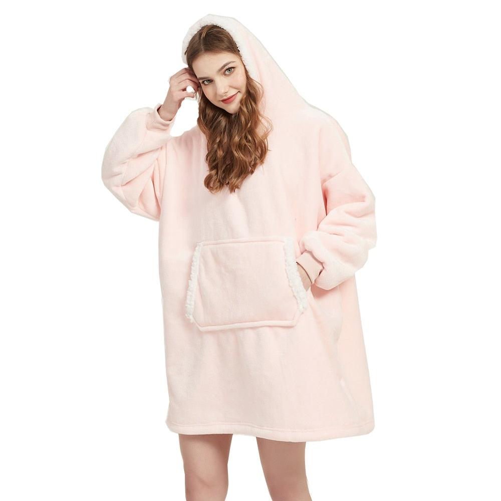 Glimpse Oversized Blanket Hoodie | Warm and Comfy Fleece - Glimpse Cosmetics