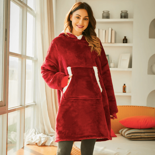 Glimpse Oversized Blanket Hoodie | Warm and Comfy Fleece - Glimpse Cosmetics