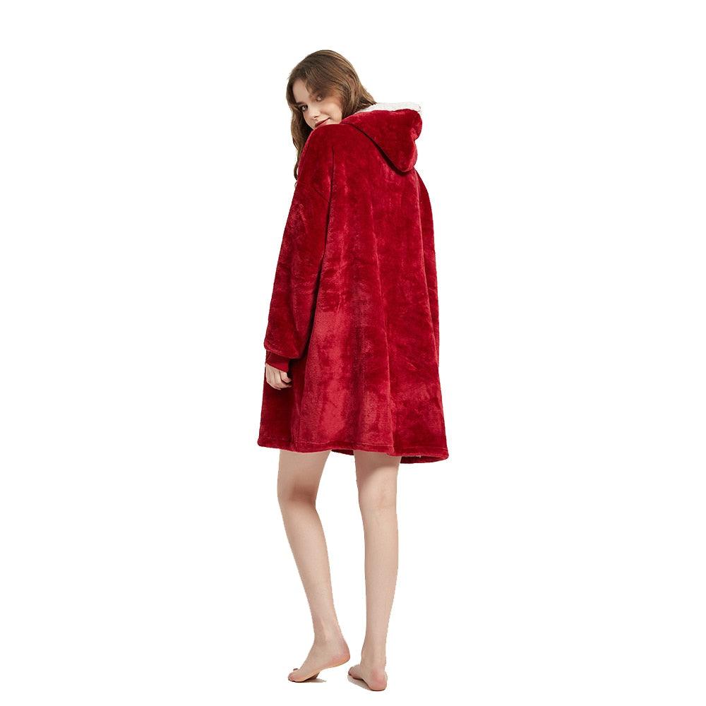 Glimpse Oversized Blanket Hoodie | Warm and Comfy Fleece - Glimpse Cosmetics