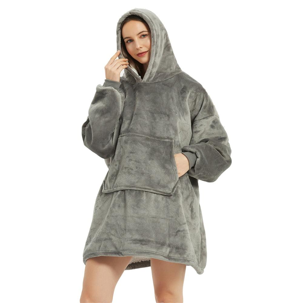 Glimpse Oversized Blanket Hoodie | Warm and Comfy Fleece - Glimpse Cosmetics