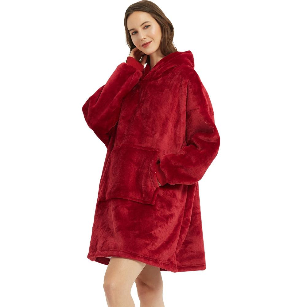 Glimpse Oversized Blanket Hoodie | Warm and Comfy Fleece - Glimpse Cosmetics