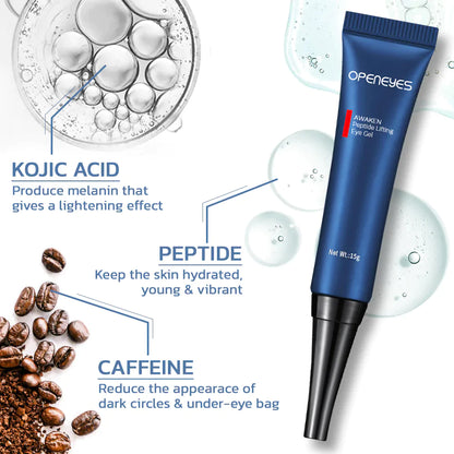 Glimpse® I Openeyes Awaken Peptide Lifting Eye Gel I 1+1 Free - Glimpse Cosmetics