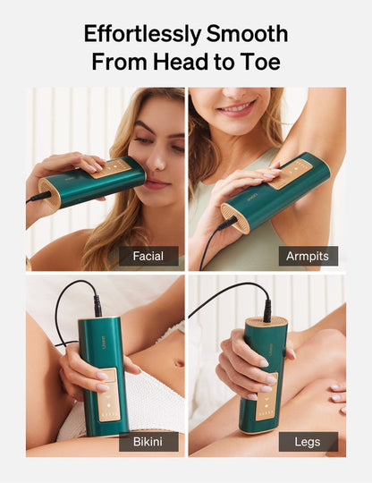 Glimpse® I Permanent IPL Laser Hair Removal Handset - Glimpse Cosmetics