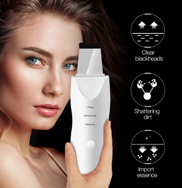 Glimpse Ultrasonic Skin Scrubber | 5-in-1 Face Spatula - Glimpse Cosmetics
