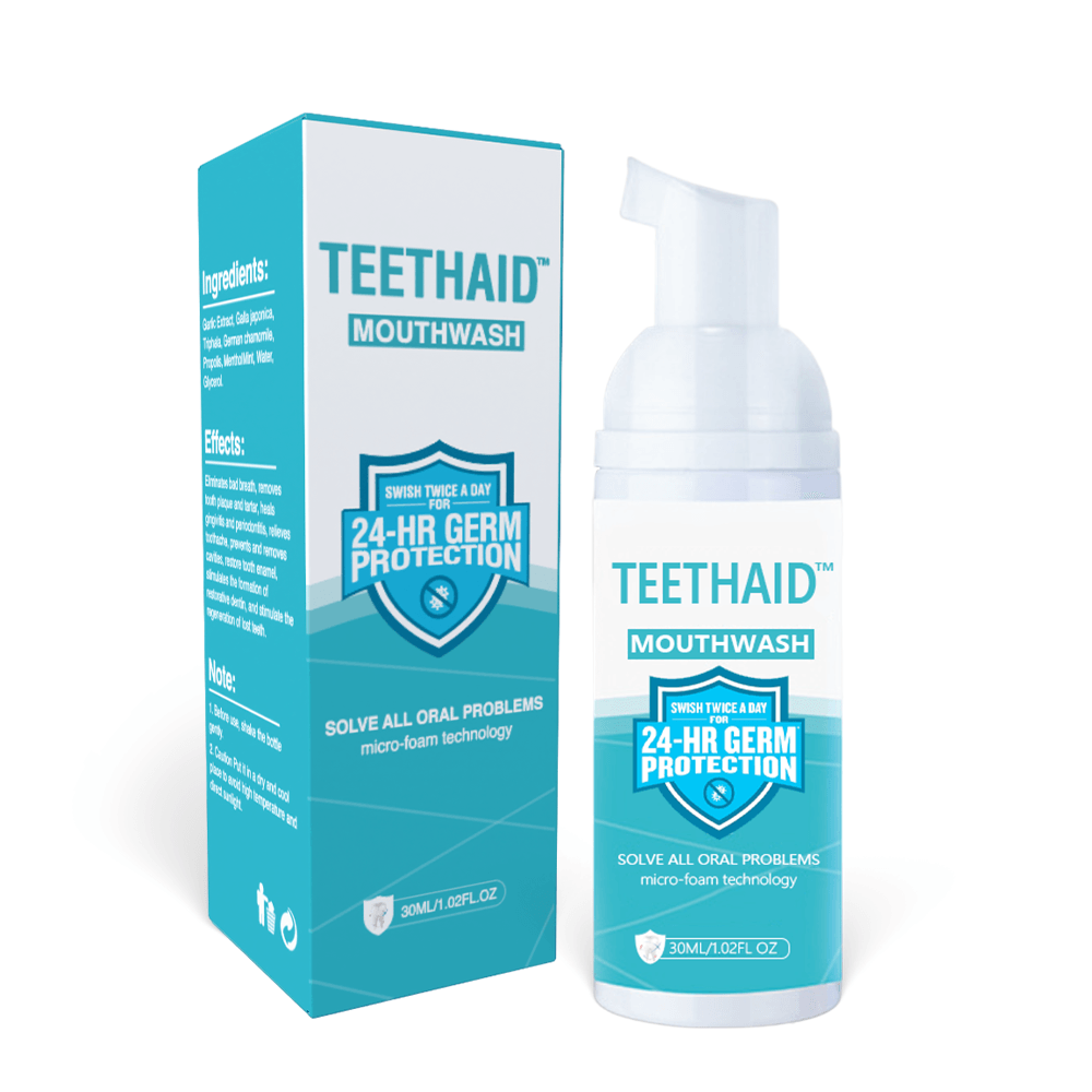 Teethaid® I Teeth Whitening & Breath Freshener I 1+1 Free - Glimpse Cosmetics