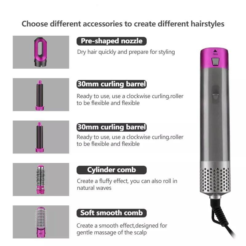 The Glimpse 5 In 1 Airflow Curler™ 2.0 | New and Improved - Glimpse Cosmetics